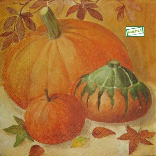 2 serviettes papier - légumes -11