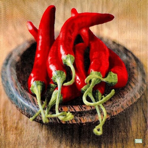2 serviettes papier - légumes -36