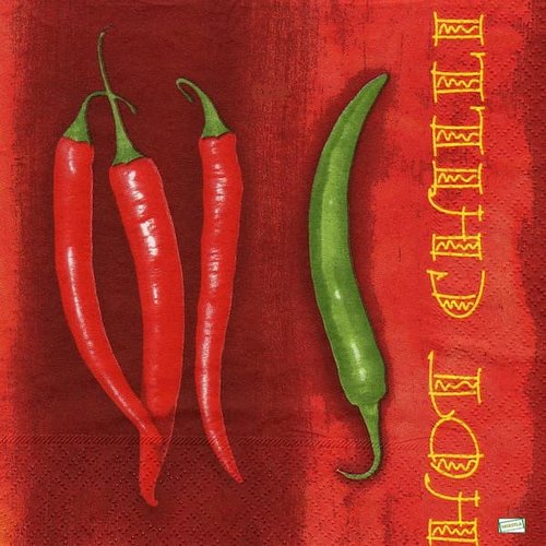 2 serviettes papier - légumes -75