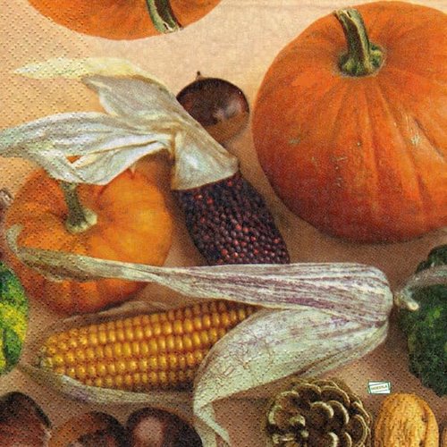 2 serviettes papier - légumes -79