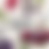 2 serviettes papier - fruits rouge -8