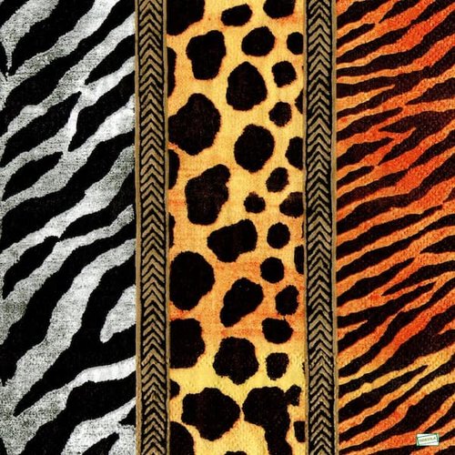2 serviettes papier - afrique -6