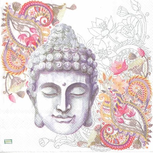 2 serviettes papier - asie -9