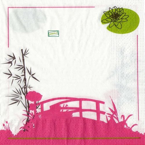 2 serviettes papier - asie -27