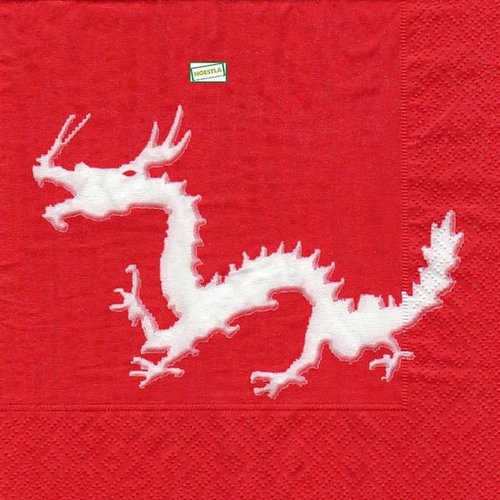 2 serviettes papier - asie -58