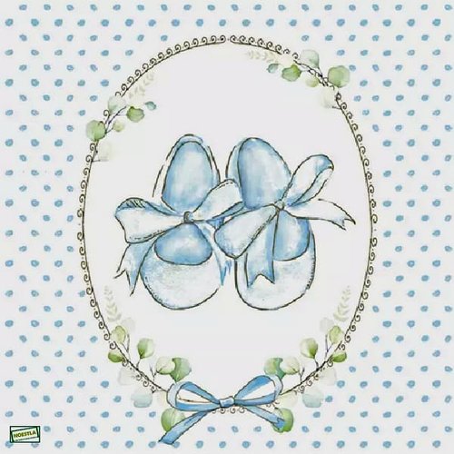 2 serviettes papier - les bébés -4