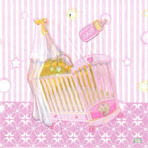 2 serviettes papier - les bébés -13