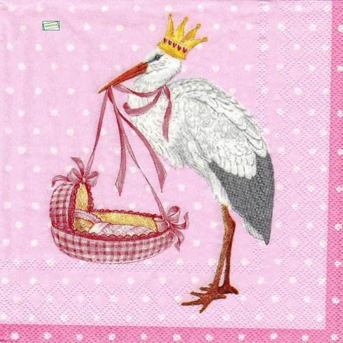 2 serviettes papier - les bébés -21