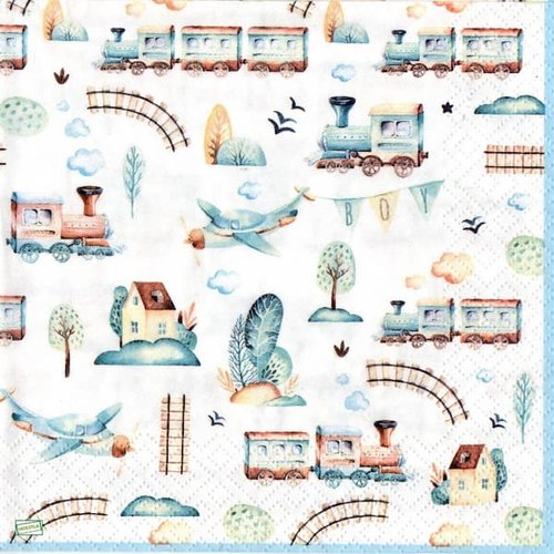 2 serviettes papier - les bébés -38