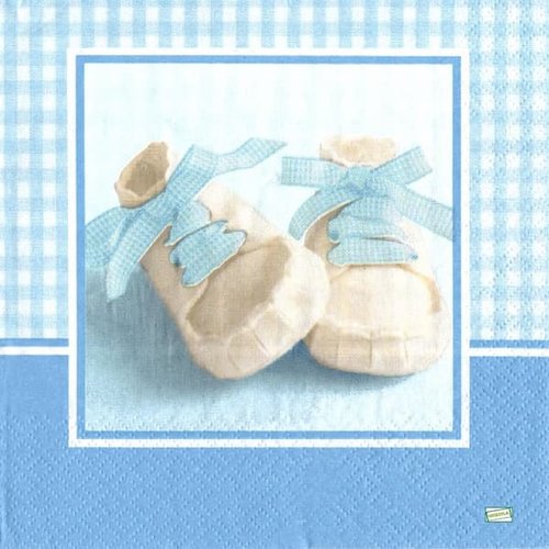 2 serviettes papier- les bébés -54