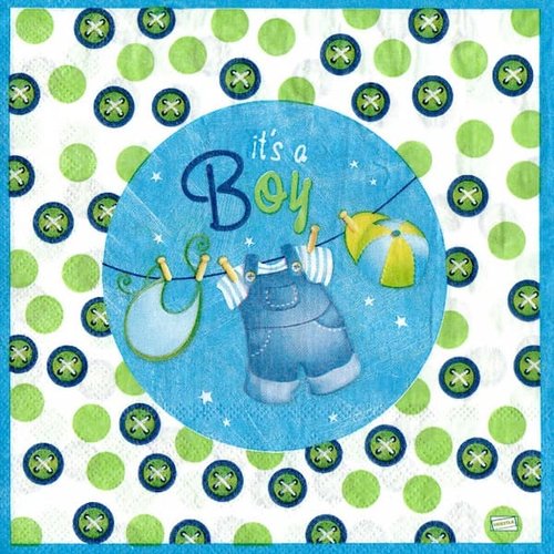 2 serviettes papier - les bébés -67