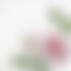 2 serviettes papier -roses pivoines-1