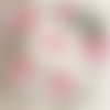 2 serviettes papier -roses pivoines-5