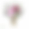 2 serviettes papier -roses pivoines-10