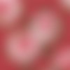 2 serviettes papier -roses pivoines-45