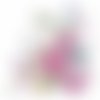 2 serviettes papier -roses pivoines-51