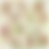 2 serviettes papier -roses pivoines-67