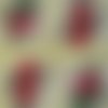 2 serviettes papier -roses pivoines-69