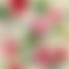 2 serviettes papier -roses pivoines-71