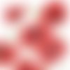 2 serviettes papier - coquelicots lavande -71