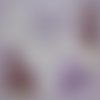 2 serviettes papier - coquelicots lavande -88