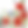 2 serviettes papier - coquelicots lavande -90