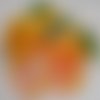 2 serviettes papier - citrons oranges -10