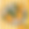 2 serviettes papier  - citrons oranges -33