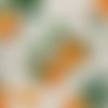 2 serviettes papier  - citrons oranges -53