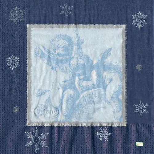 2 serviettes papier - les anges -8
