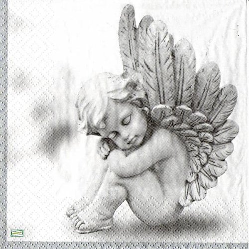 2 serviettes papier - les anges -24