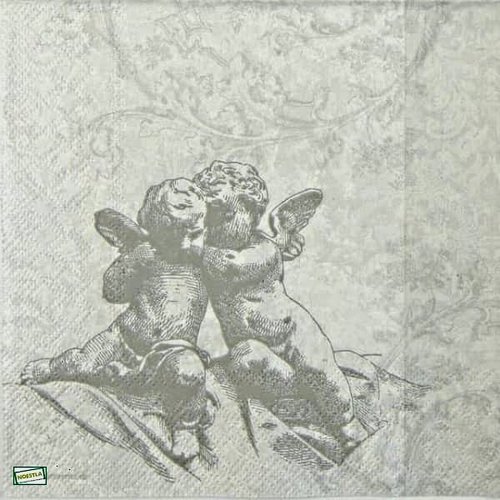 2 serviettes papier  - les anges -27