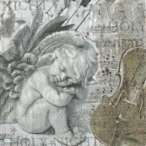 2 serviettes papier  - les anges -28