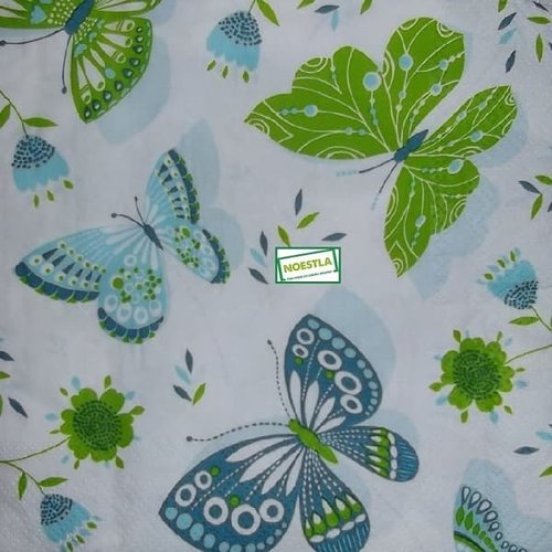 2 serviettes papier - insectes -46
