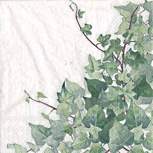 2 serviettes papier - feuillages -46