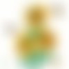 2 serviettes papier - tournesols marguerites-1
