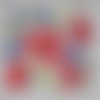 2 serviettes papier  mix de fleurs -54