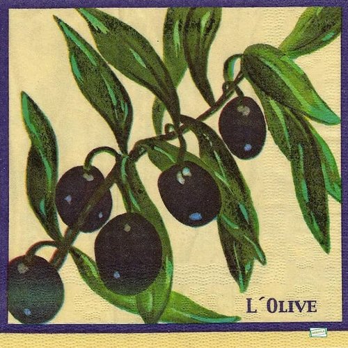 2 serviettes papier - autres fruits -13