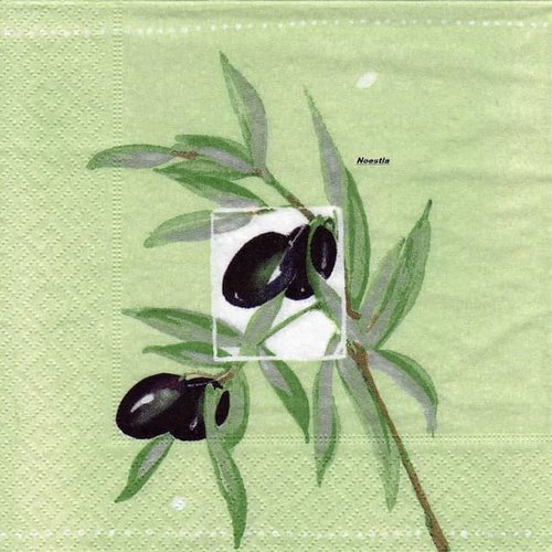 2 serviettes papier - autres fruits -26