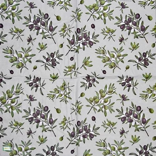2 serviettes papier - autres fruits -74
