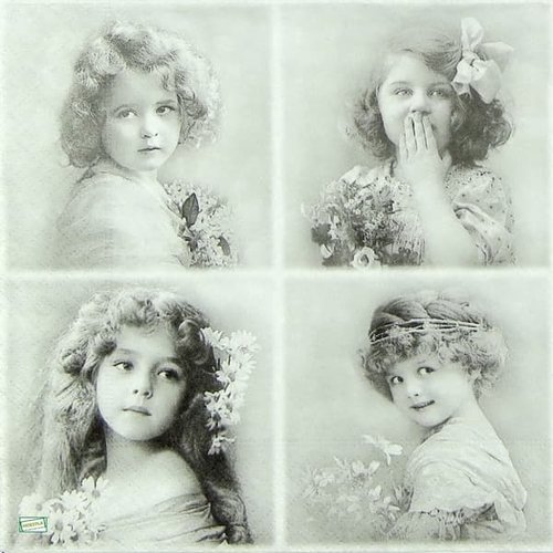 2 serviettes papier - enfants -22
