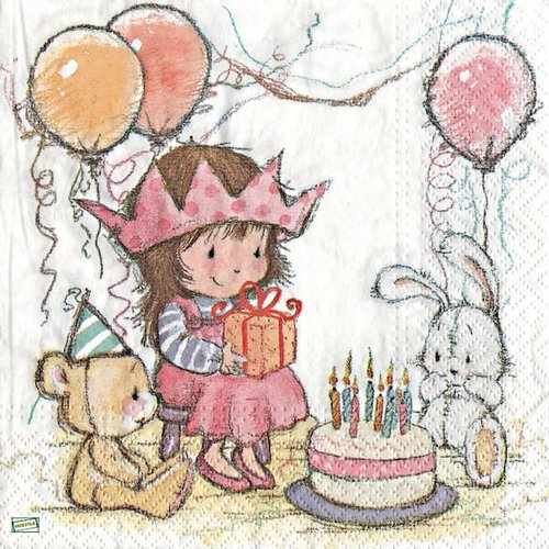 2 serviettes papier - enfants -28