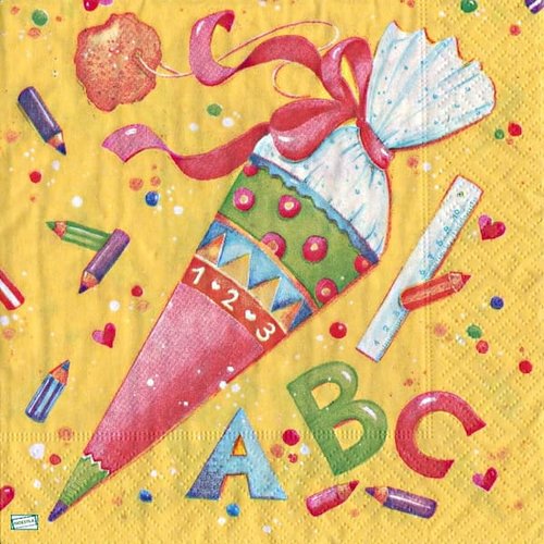 2 serviettes papier - enfants -44