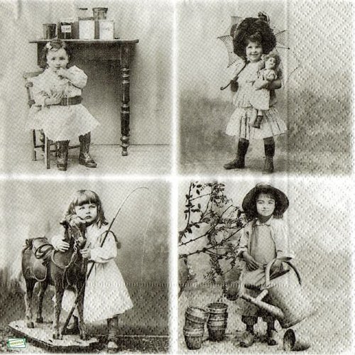2 serviettes papier - enfants -51