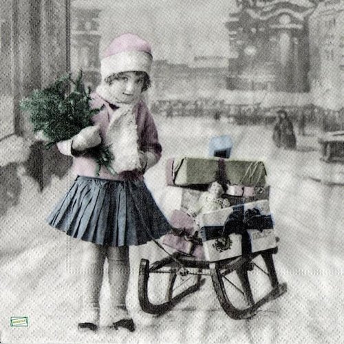 2 serviettes papier - enfants -55