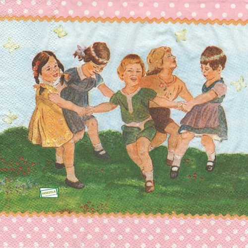 2 serviettes papier - enfants -65