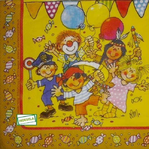2 serviettes papier - enfants -73