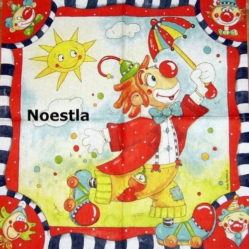 2 serviettes papier - enfants -107