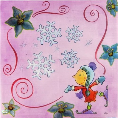 2 serviettes papier - enfants -112