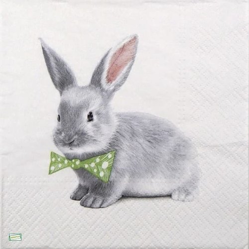 2 serviettes papier - animaux ferme -39